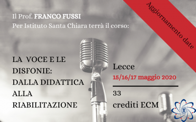 La voce e le disfonie: dalla didattica alla riabilitazione