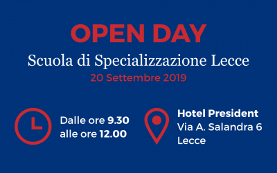 Open day Lecce – Scuola di Specializzazione in Psicoterapia Cognitivo-Comportamentale a indirizzo neuropsicologico