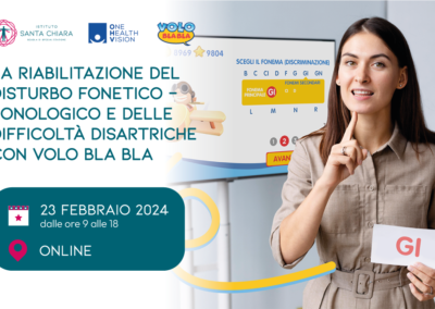 La riabilitazione del disturbo fonetico- fonologico e delle difficoltà disartriche con Volo Bla Bla: Dtx innovativa per l’acquisizione delle abilità linguistiche