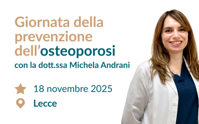 Giornata della prevenzione dell’osteoporosi a Lecce