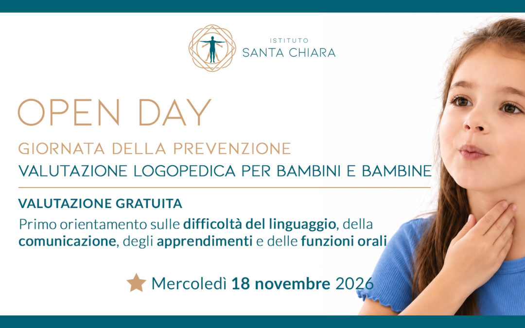 18 novembre 2026 | Open Day logopedia per bambini e bambine Lecce