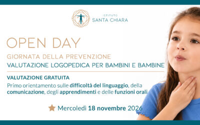 18 novembre 2026 | Open Day logopedia per bambini e bambine Lecce