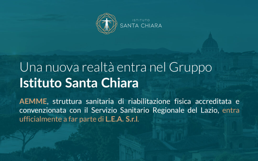 AEMME entra nella rete Centro LEA – Gruppo Istituto Santa Chiara