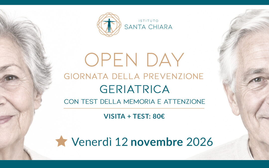 12 novembre 2026 | Open Day Geriatria con test memoria e attenzione a Lecce
